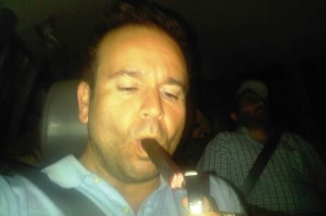 marvin samel smoking cigar