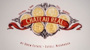 chateaur real maduro cigar box lid