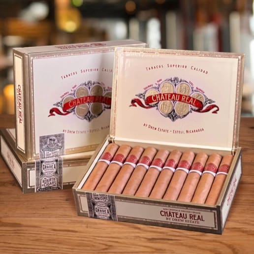 a box of Chateau Real cigars