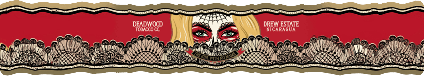 Deadwood Girl With No Name cigar band