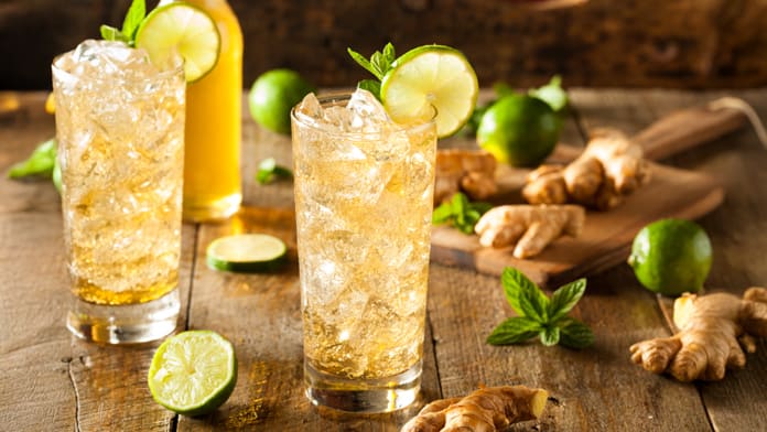 Non-Alcoholic Cold Drink: Ginger Ale