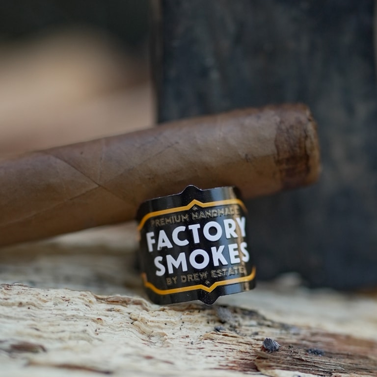 a Factory Smokes Shades cigar close-up