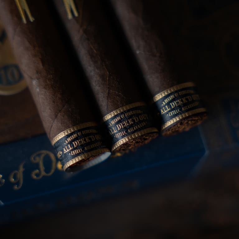 Close-up of 3 undercrown UC10 cigars
