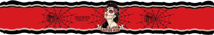Deadwood Leather Rose cigar band
