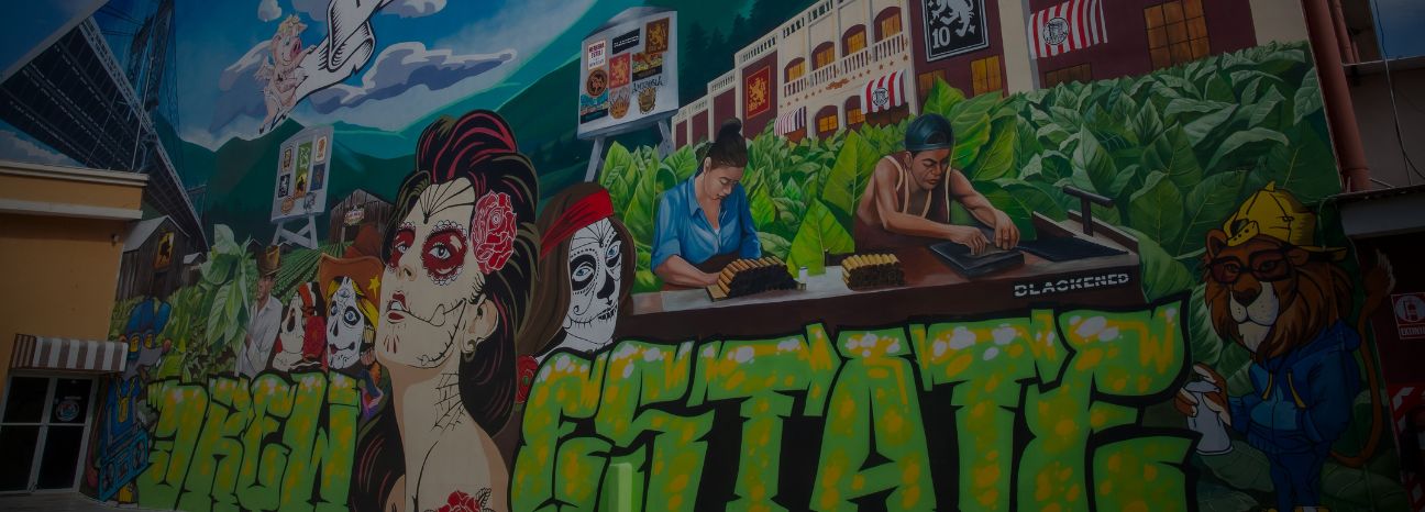 Drew Estate Factory Mural