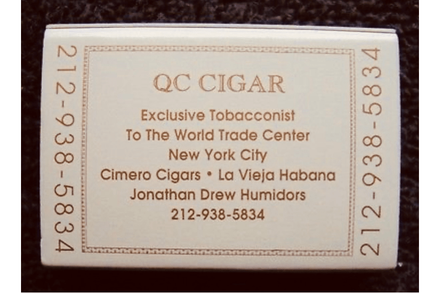 QC cigar tag