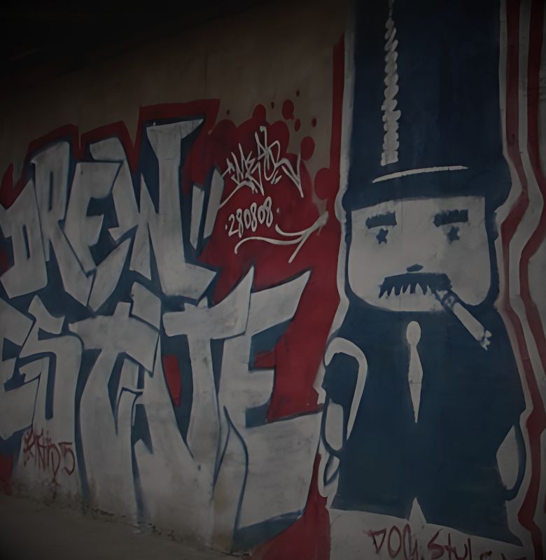 Drew Estate Graffiti Wall
